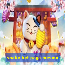 snake bet paga mesmo